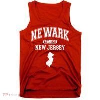 Newark New Jersey Est 1836 Varsity Tank Top thumb 0