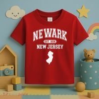 Newark New Jersey Est 1836 Varsity Toddler T-Shirt thumb 3