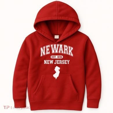 Newark New Jersey Est 1836 Varsity Kids Hoodie