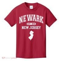 Newark New Jersey Est 1836 Varsity Kids T-Shirt thumb 0