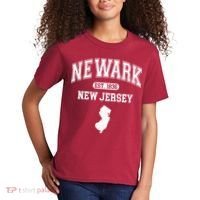 Newark New Jersey Est 1836 Varsity Kids T-Shirt thumb 2