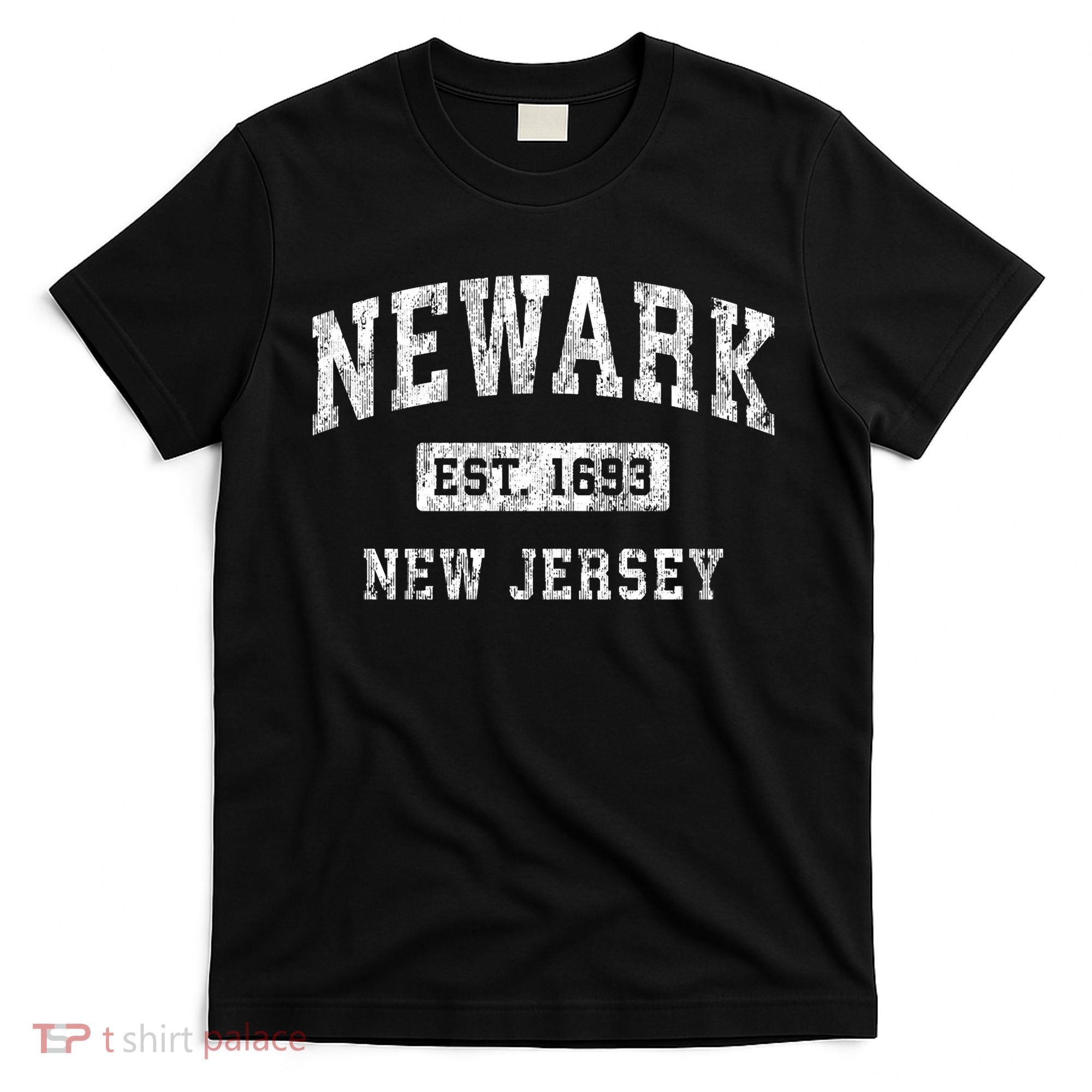 Newark New Jersey Nj Vintage Established Sports T-Shirt