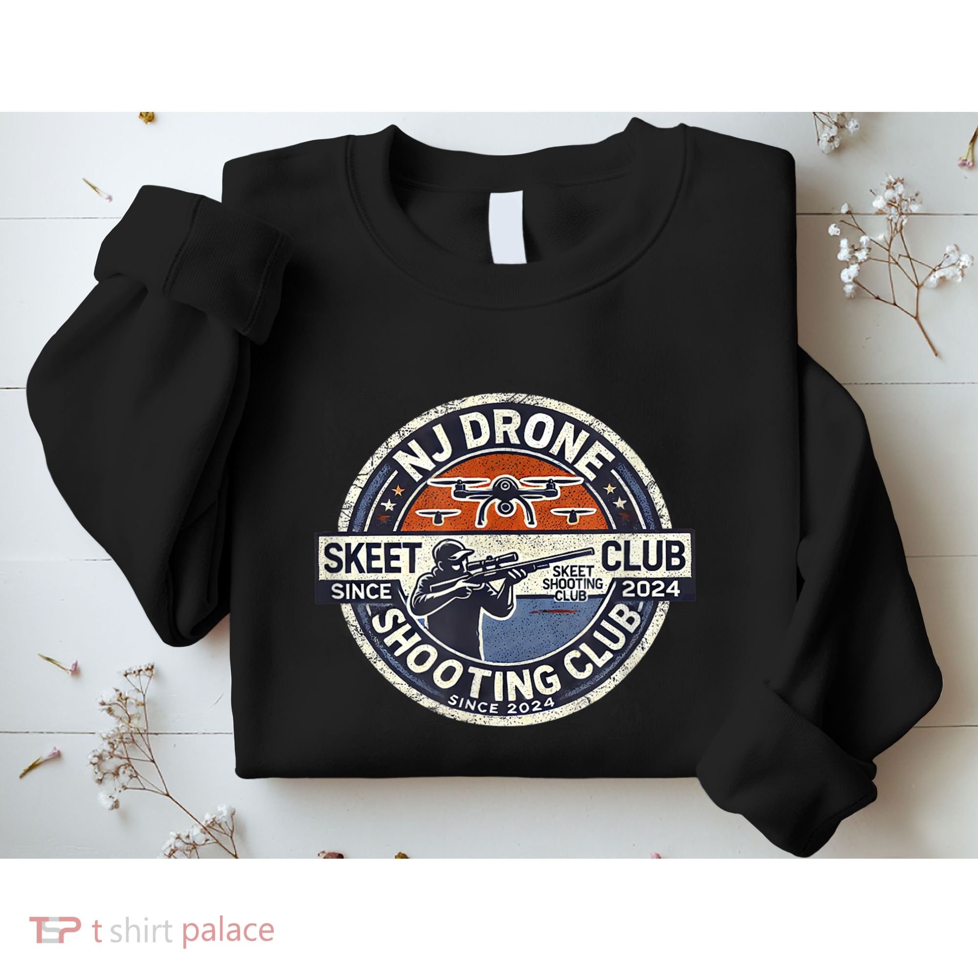 Nj New Jersey Drone Skeet Shooting Club Sweatshirt