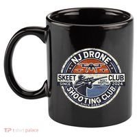 Nj New Jersey Drone Skeet Shooting Club 11oz C Handle Ceramic Mug thumb 2