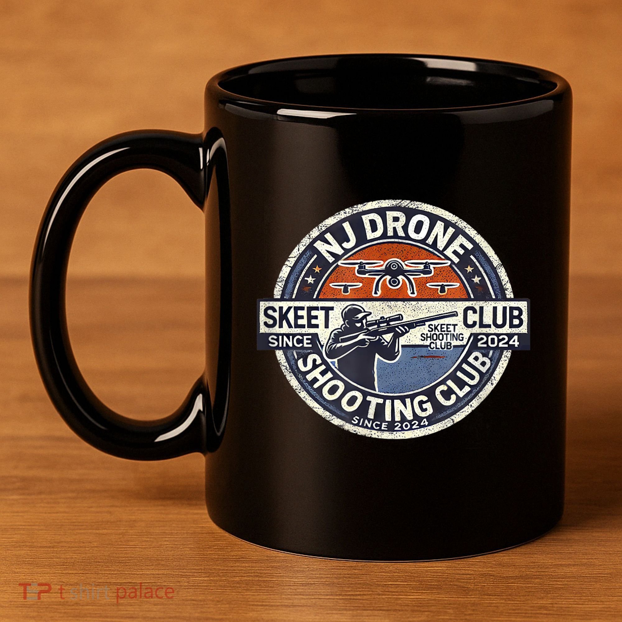 Nj New Jersey Drone Skeet Shooting Club 11oz C Handle Ceramic Mug