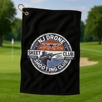 Nj New Jersey Drone Skeet Shooting Club Golf Towel thumb 1