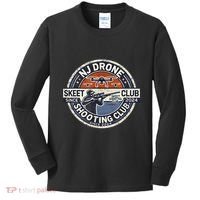 Nj New Jersey Drone Skeet Shooting Club Kids Long Sleeve Shirt thumb 0