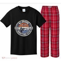 Nj New Jersey Drone Skeet Shooting Club Kids Plaid Pajama Set thumb 0