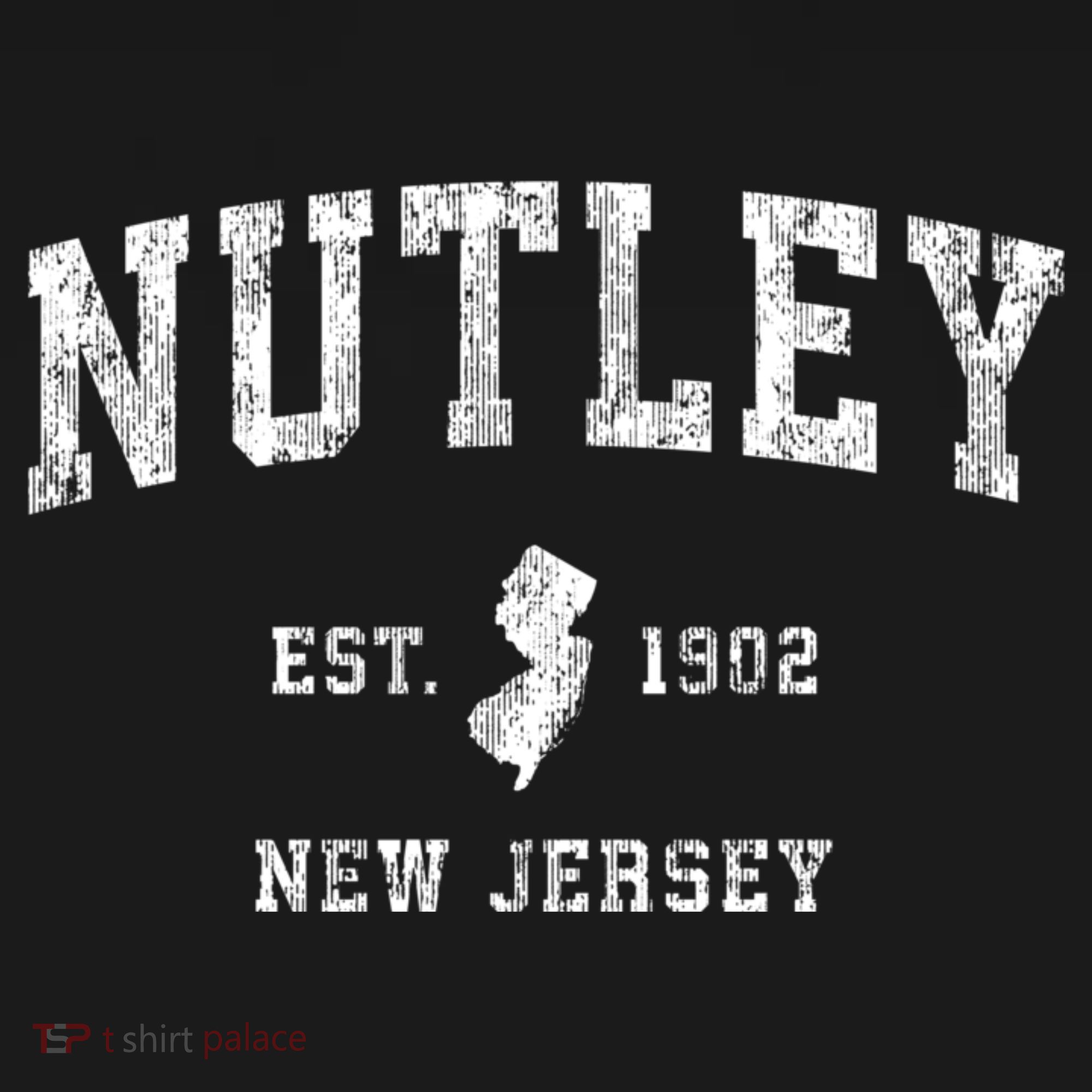 Nutley New Jersey Nj Vintage Athletic Sports T-Shirt