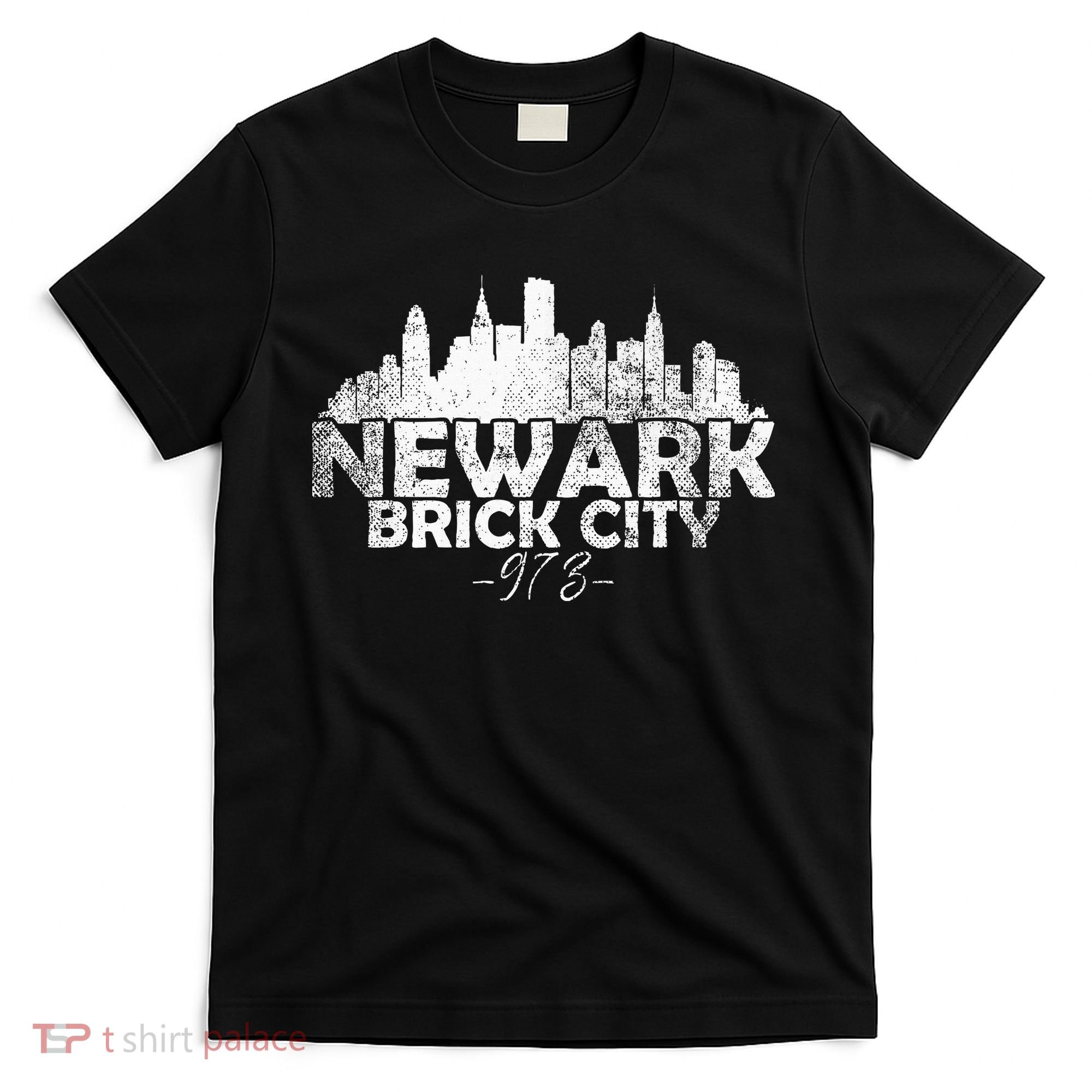 Newark New Jersey Nj Brick City Skyline T-Shirt