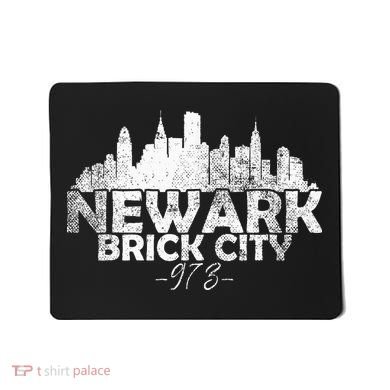 Newark New Jersey Nj Brick City Skyline Mousepad