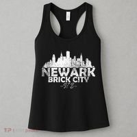Newark New Jersey Nj Brick City Skyline Women's Tank Top thumb 3