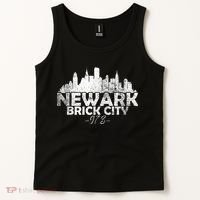 Newark New Jersey Nj Brick City Skyline Tank Top thumb 2