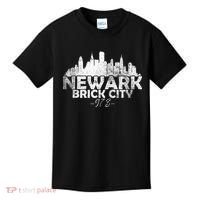 Newark New Jersey Nj Brick City Skyline Kids T-Shirt thumb 0