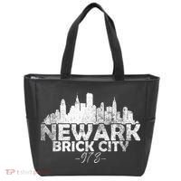 Newark New Jersey Nj Brick City Skyline Tote Bag thumb 0