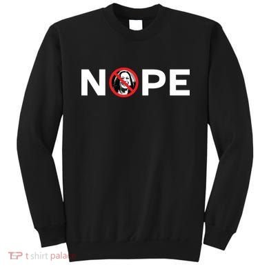 Nope No Kamala Sign Anti Kamala Harris Sweatshirt