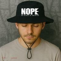 Nope No Kings In America Bucket Hat thumb 2