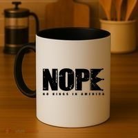 Nope No Kings In America Coffee Mug thumb 4