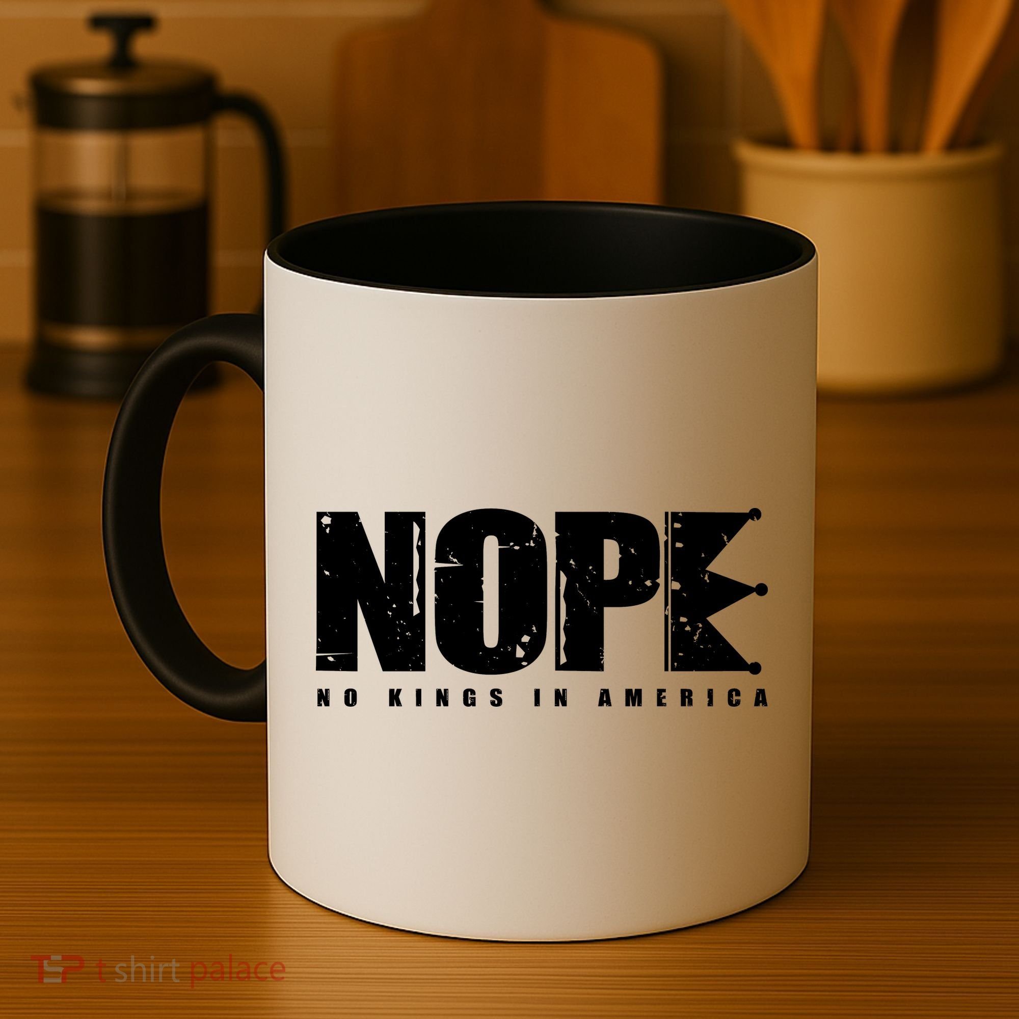 Nope No Kings In America Coffee Mug
