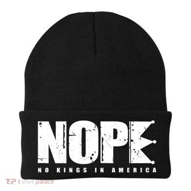 Nope No Kings In America Beanie