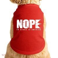 Nope No Kings In America Doggie Tank thumb 0