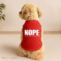Nope No Kings In America Doggie Tank thumb 2