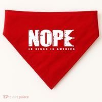 Nope No Kings In America USA-Made Doggie Bandana thumb 0