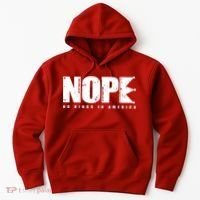Nope No Kings In America Hoodie thumb 0