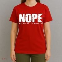 Nope No Kings In America T-Shirt thumb 4