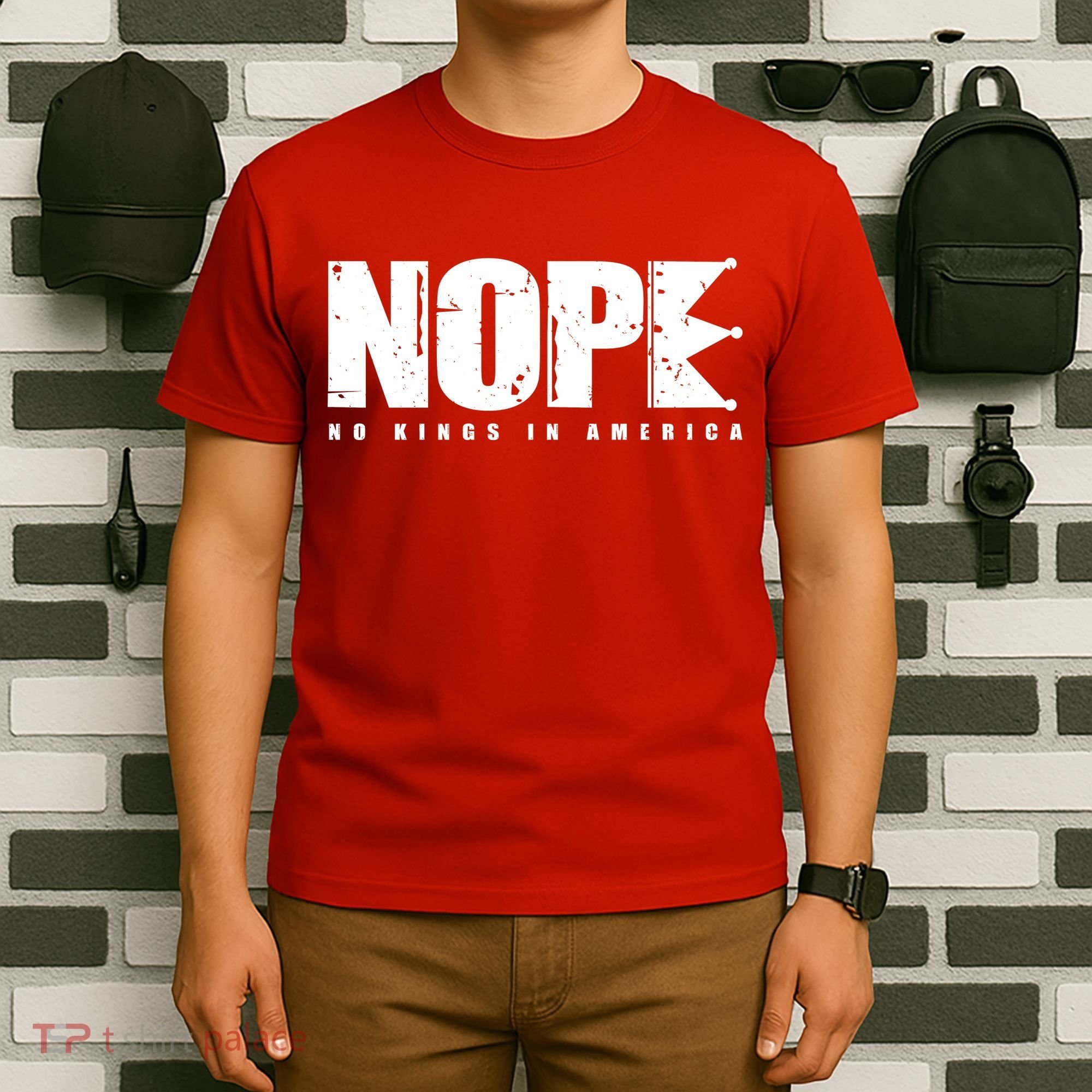 Nope No Kings In America T-Shirt
