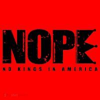 Nope No Kings In America Santa Hat thumb 1
