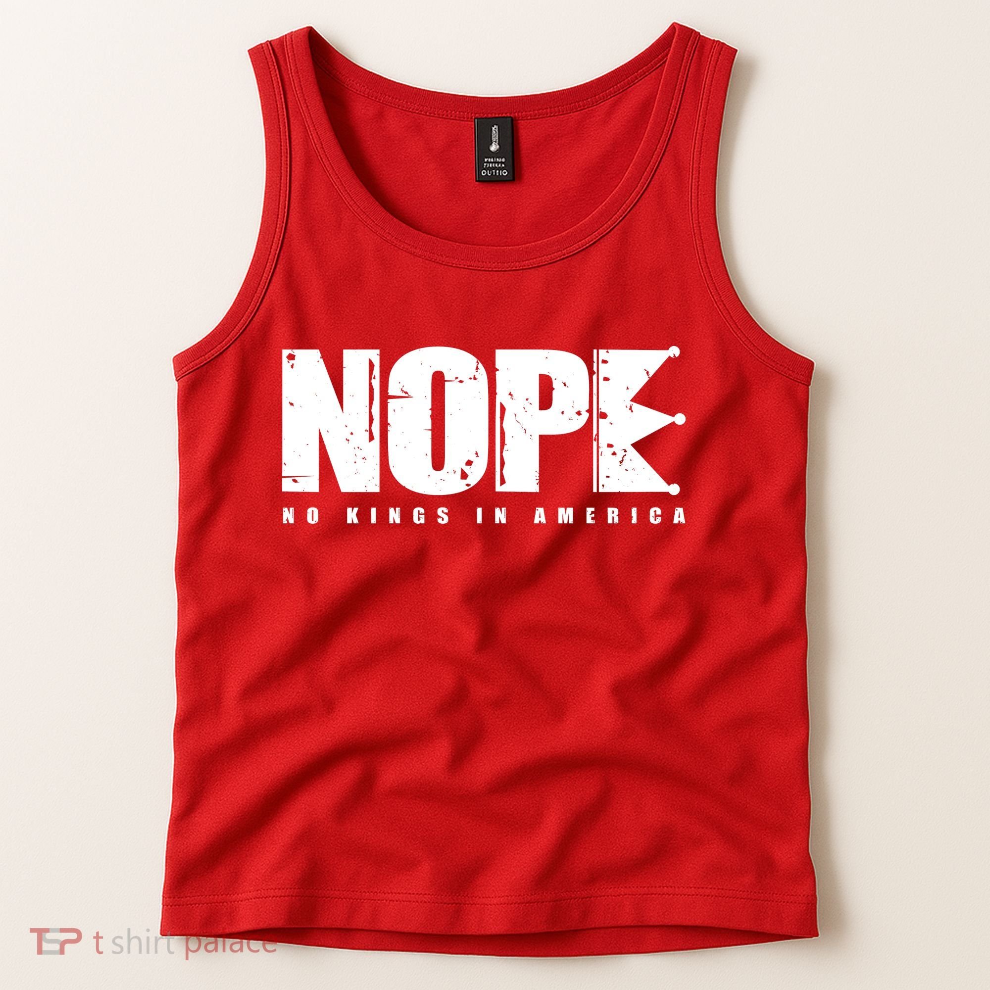 Nope No Kings In America Tank Top