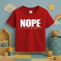 Nope No Kings In America Toddler T-Shirt thumb 3
