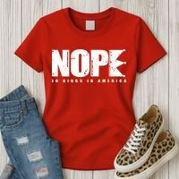Nope No Kings In America Women's T-Shirt thumb 3