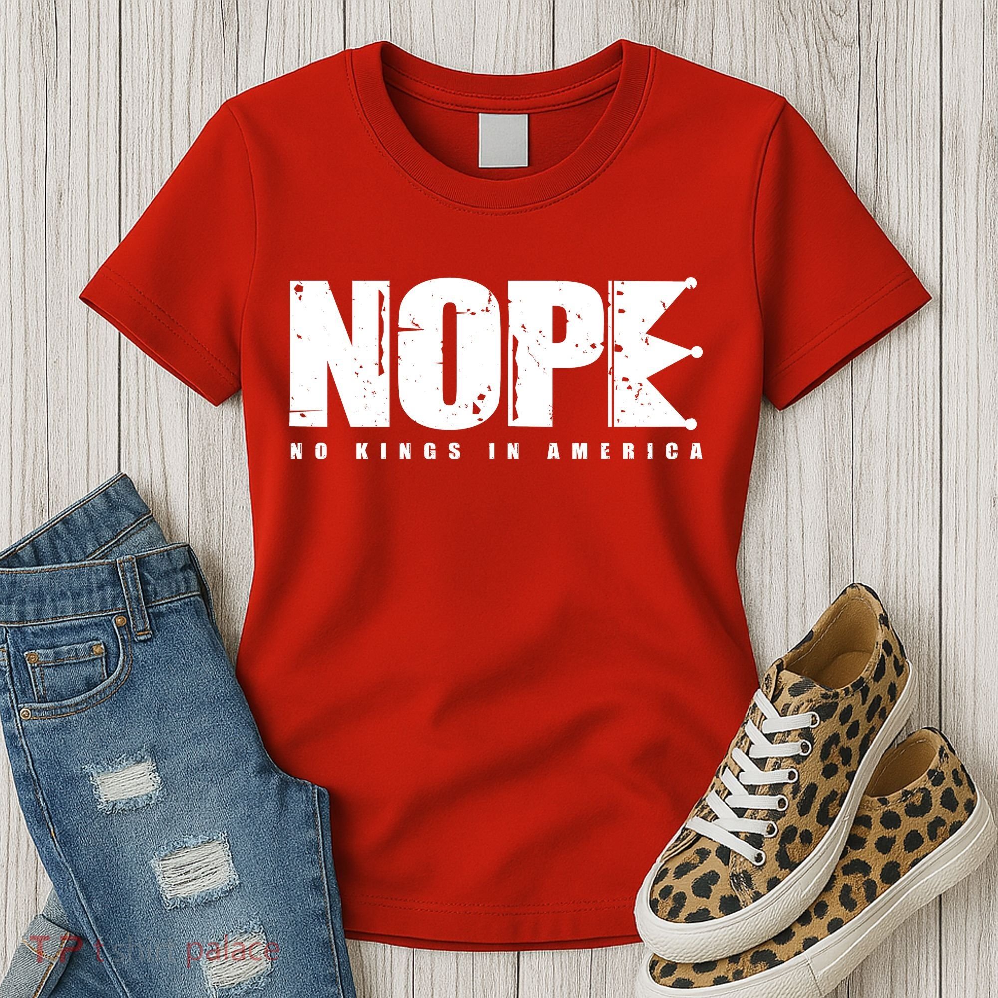 Nope No Kings In America Women's T-Shirt