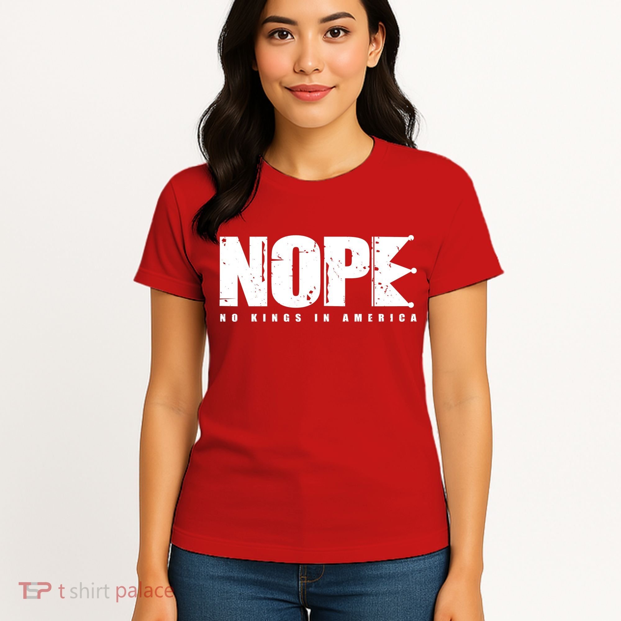 Nope No Kings In America Women's T-Shirt