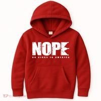 Nope No Kings In America Kids Hoodie thumb 0