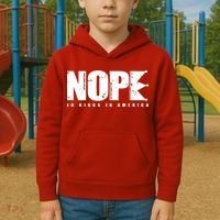 Nope No Kings In America Kids Hoodie thumb 2