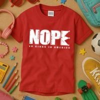 Nope No Kings In America Kids T-Shirt thumb 3