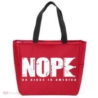 Nope No Kings In America Tote Bag thumb 0