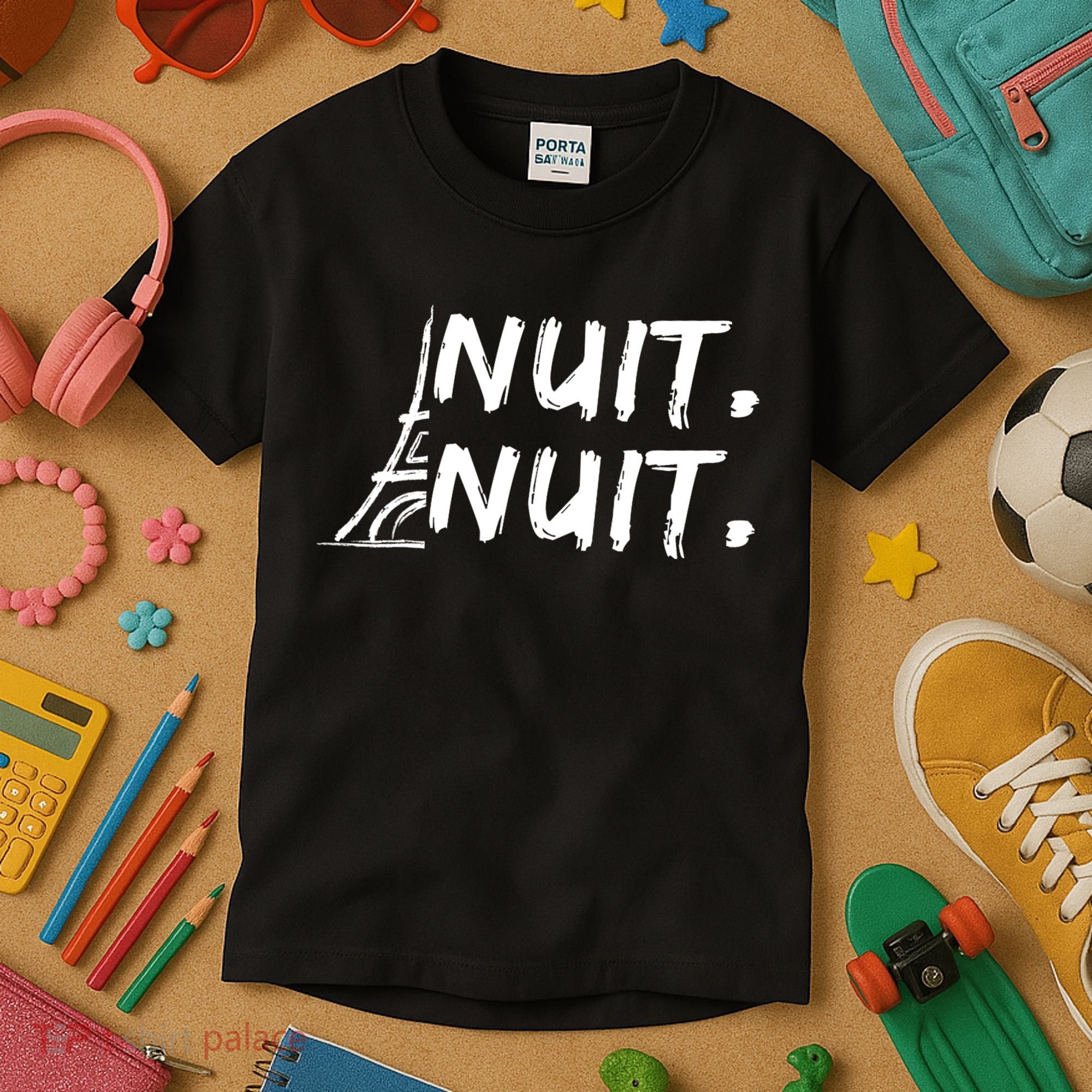 Nuit Nuit Lover Basketball Kids T-Shirt