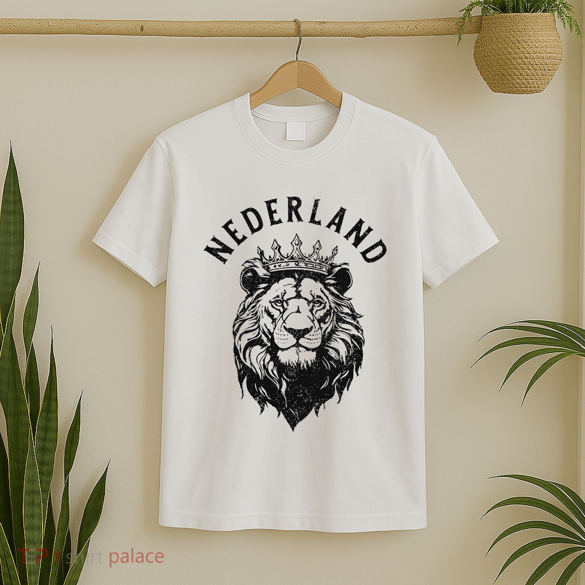 Nederland Netherlands Lion Dutch Holland Vintage Orange T-Shirt