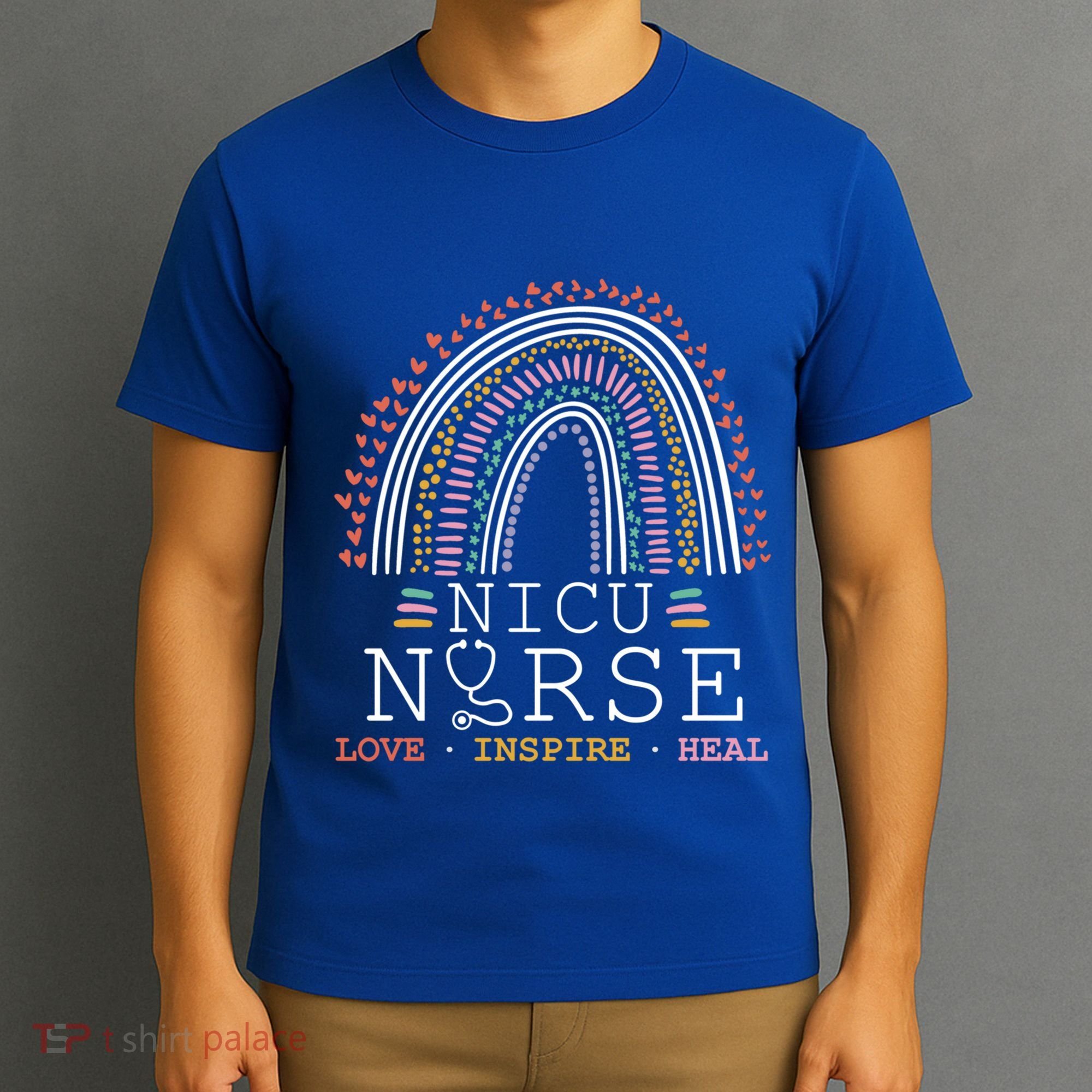 Nicu Nurse Love Inspire Heal Medicine Healthcare Gift T-Shirt