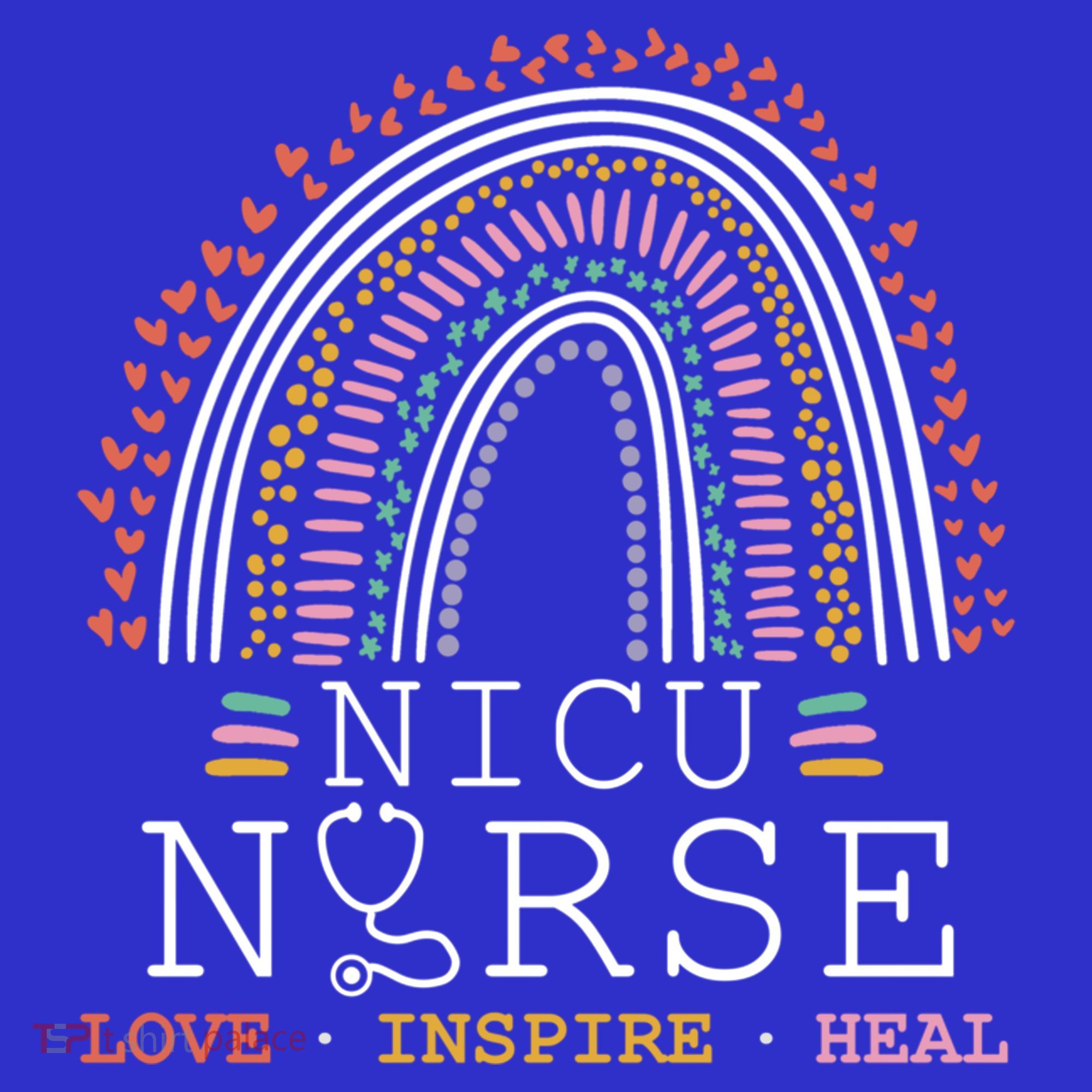 Nicu Nurse Love Inspire Heal Medicine Healthcare Gift Women's Tank Top
