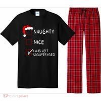 Naughty Nice List Was Left Unsupervised Christmas Pajama Set thumb 0