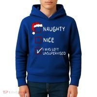 Naughty Nice List Was Left Unsupervised Christmas Kids Hoodie thumb 4