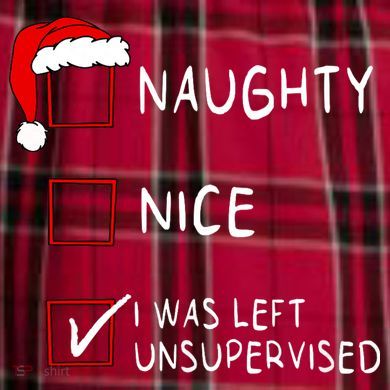 Naughty Nice List Was Left Unsupervised Christmas Women's Flannel Plaid Pajama Pants