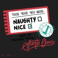 Naughty Nice List Santa Women's Sweatshirt thumb 2