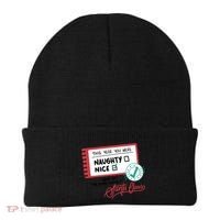 Naughty Nice List Santa Beanie thumb 0