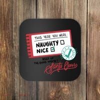 Naughty Nice List Santa Coaster thumb 0